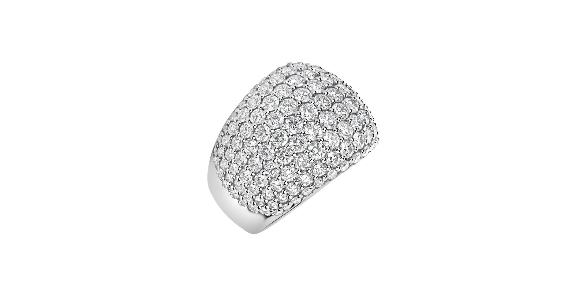 Prsteň s diamantmi Charming Shine