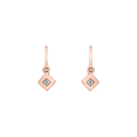 Detské náušnice s diamantom Diamond Baby