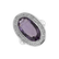 Prsteň s ametystom a diamantmi Odilon4