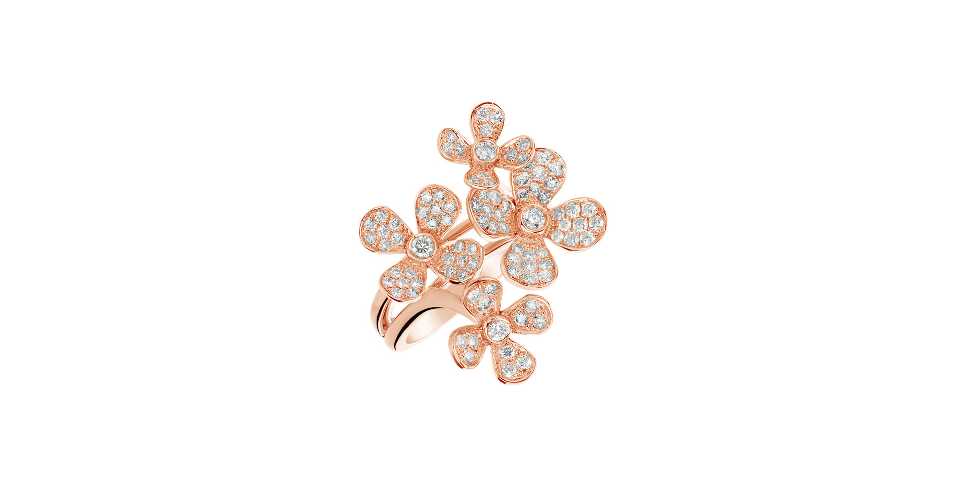 Prsteň s diamantmi Summer Garden