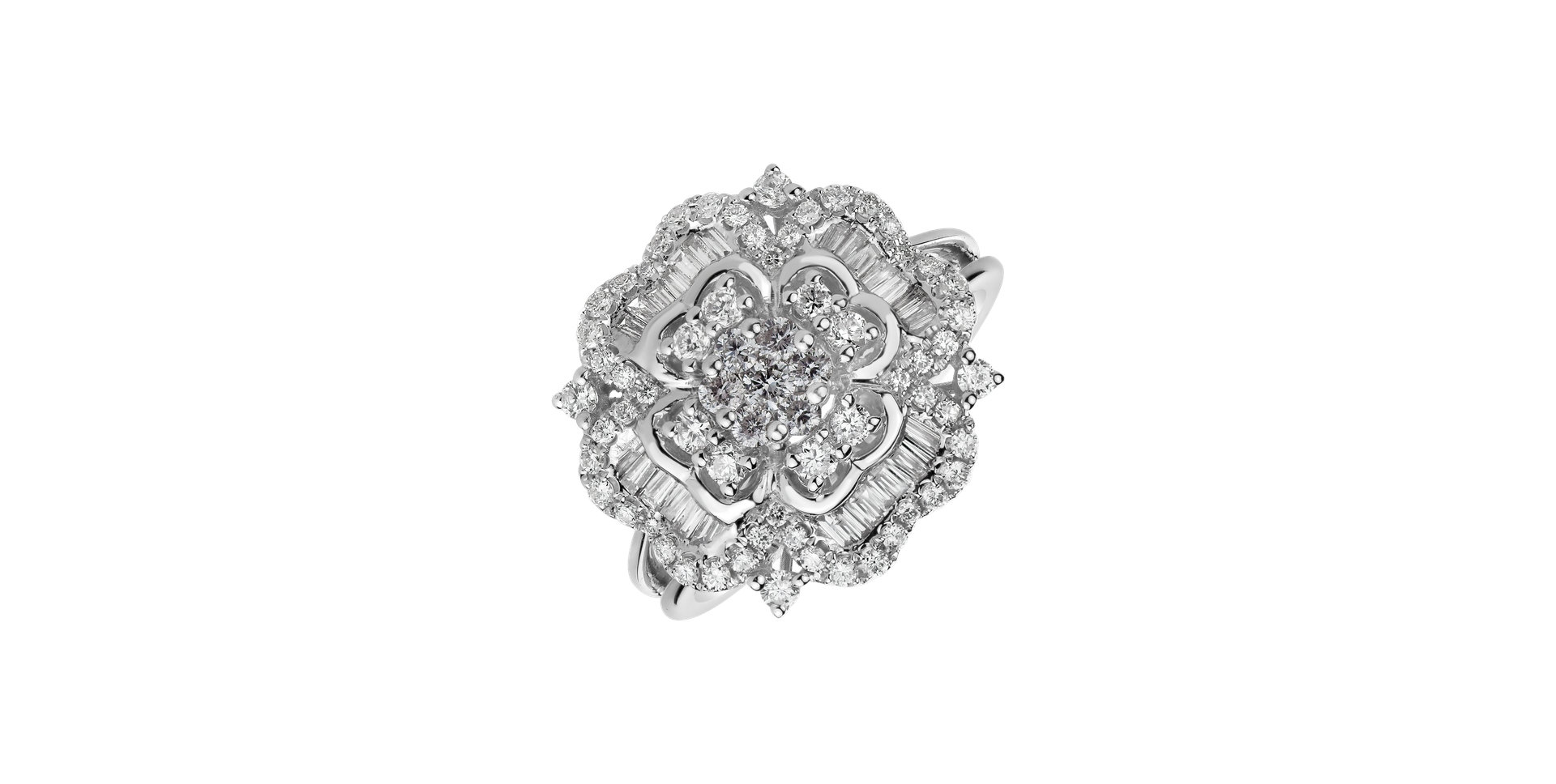 Prsteň s diamantmi Blooming Adventure