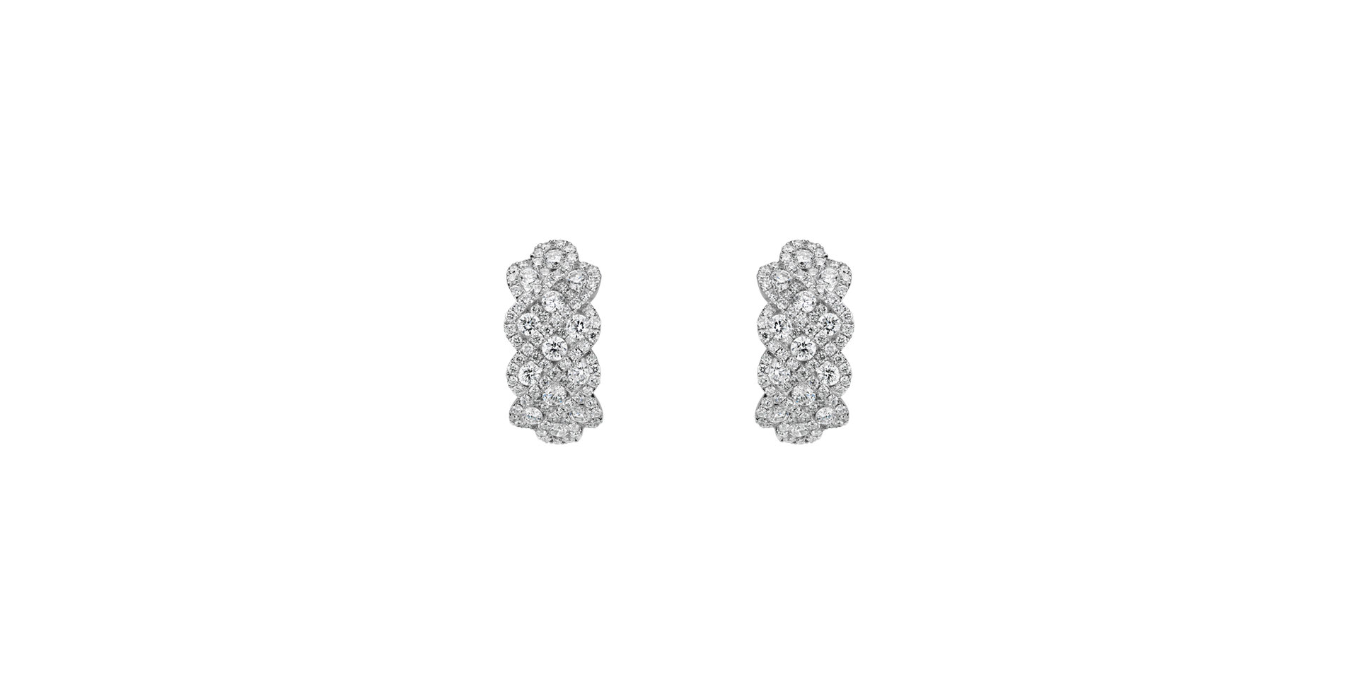 Náušnice s diamantmi Luxury Shapes