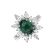 Prsteň so smaragdom a diamantmi Emerald Queen5