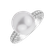 Prsteň s perlou a diamantmi Pearl Mirage3