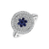 Prsteň s diamantmi a zafírmi Nature Eternity3