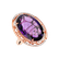 Prsteň s ametystom a diamantmi Chay4