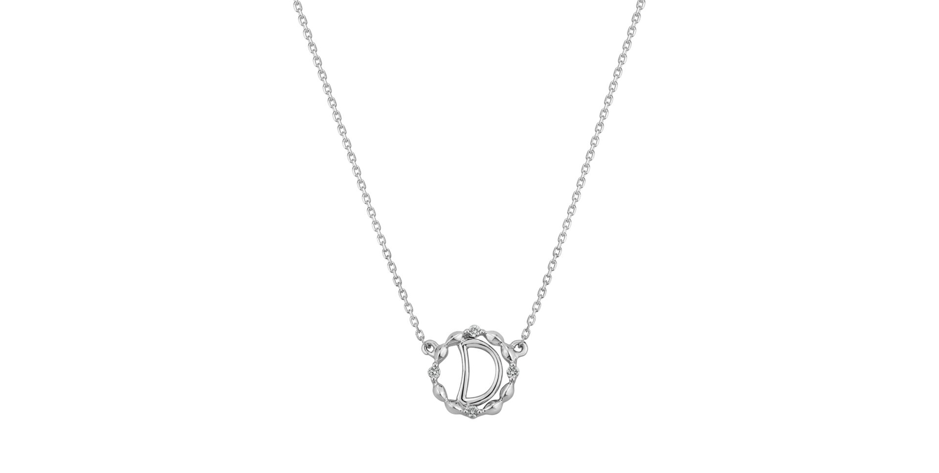 Přívěsok s řetízkom a diamantmi Ornate Opulence