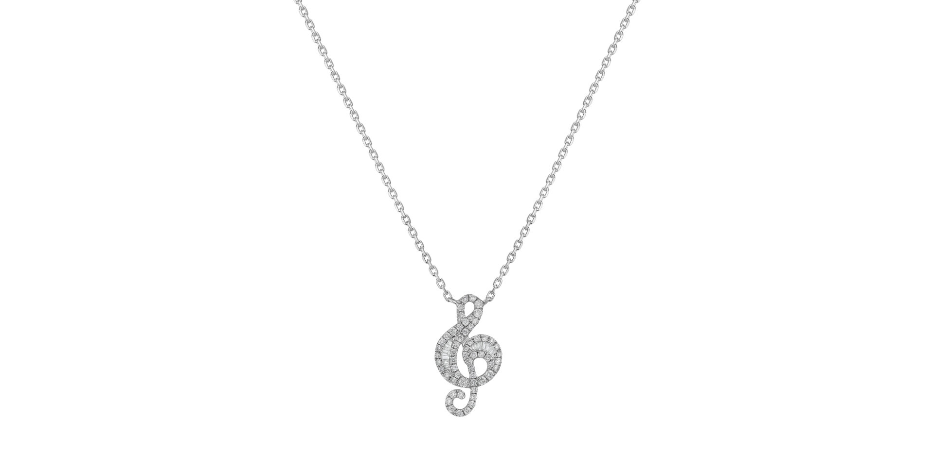 Náhrdelník s diamantmi My Diamond Melody