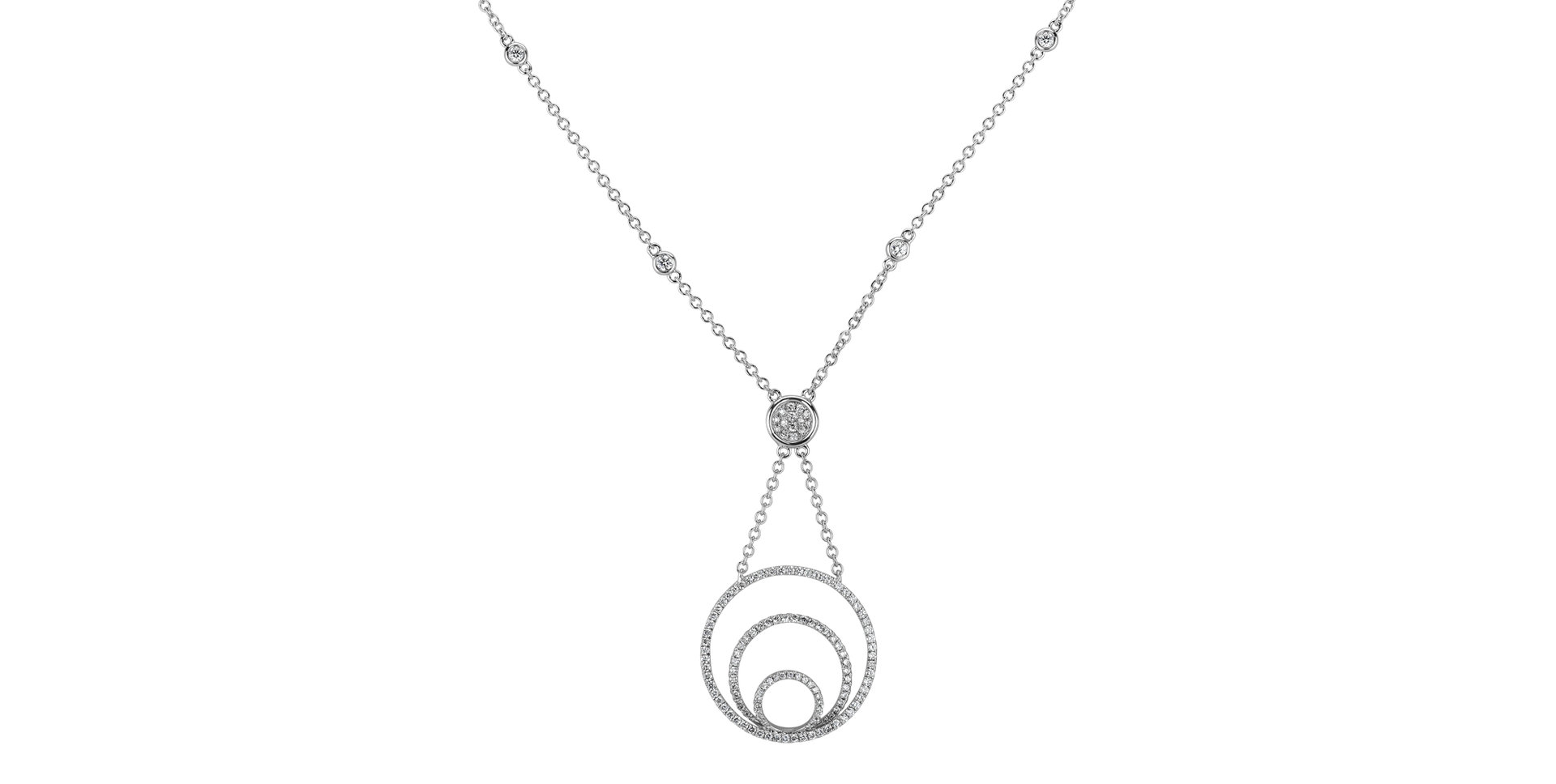 Náhrdelník s diamantmi Désespoir