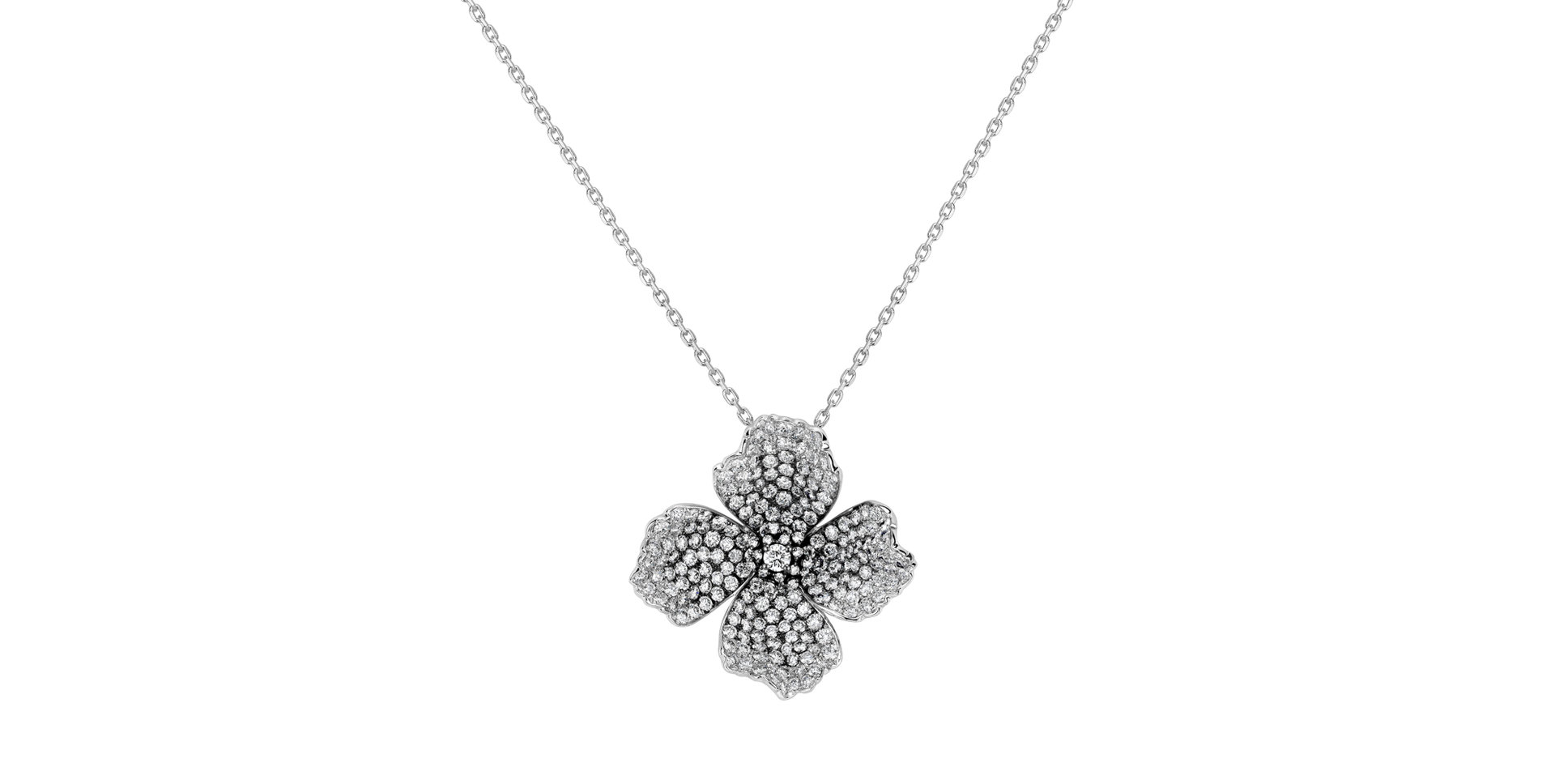 Přívěsok s diamantmi Les Roses