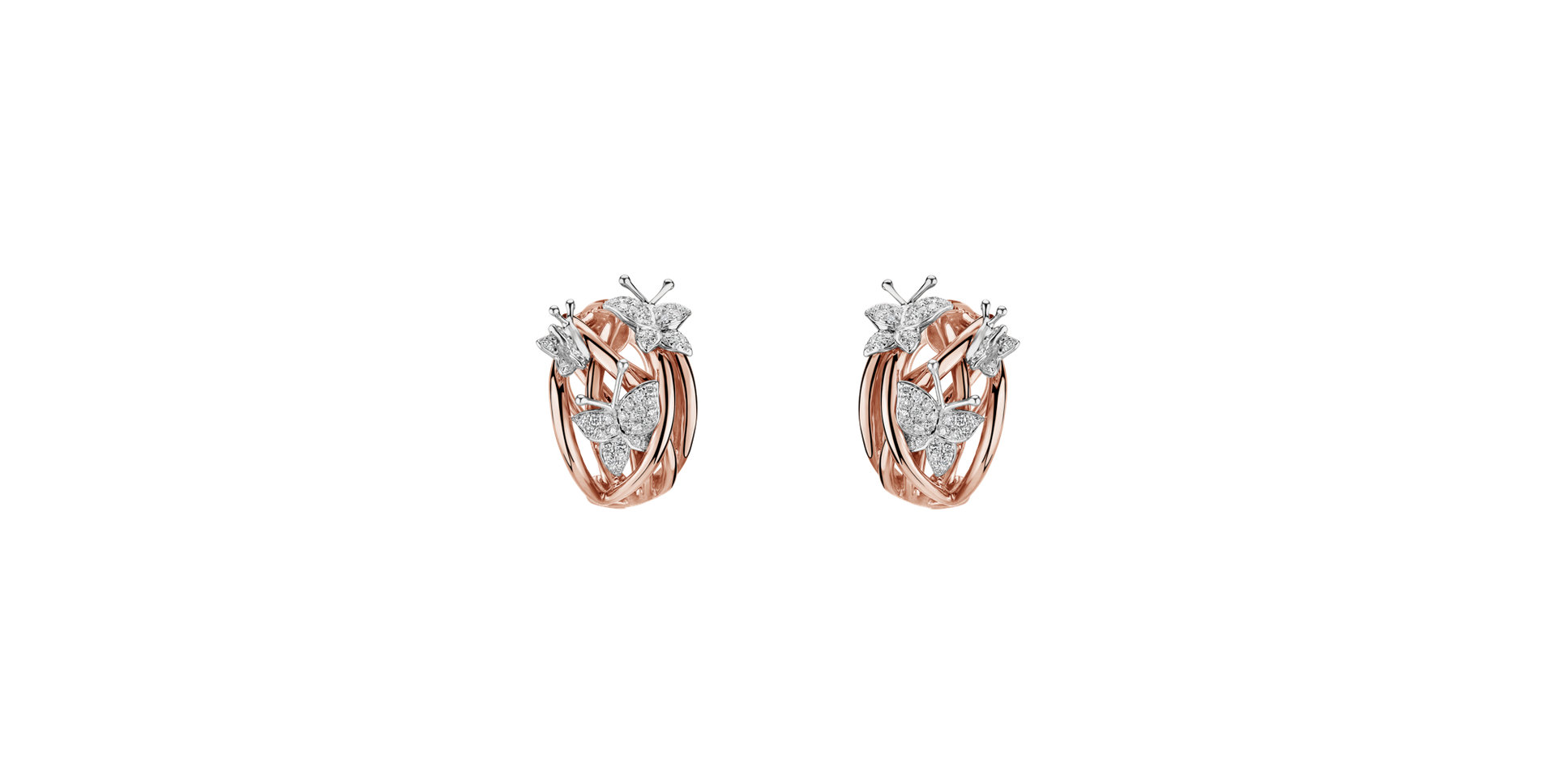 Náušnice s diamantmi Norah