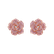 Náušnice s ružovými diamantmi Papaya Rose4