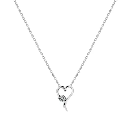 Přívěsok s diamantom Harmonious Heart