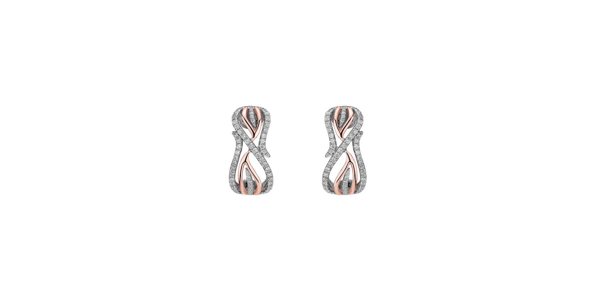 Náušnice s diamantmi Conall