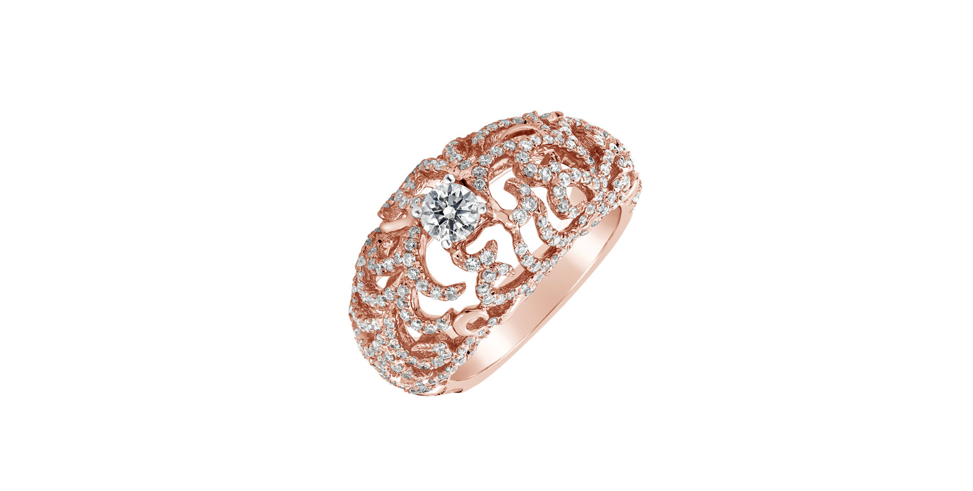 Prsteň s diamantmi Witching Garden