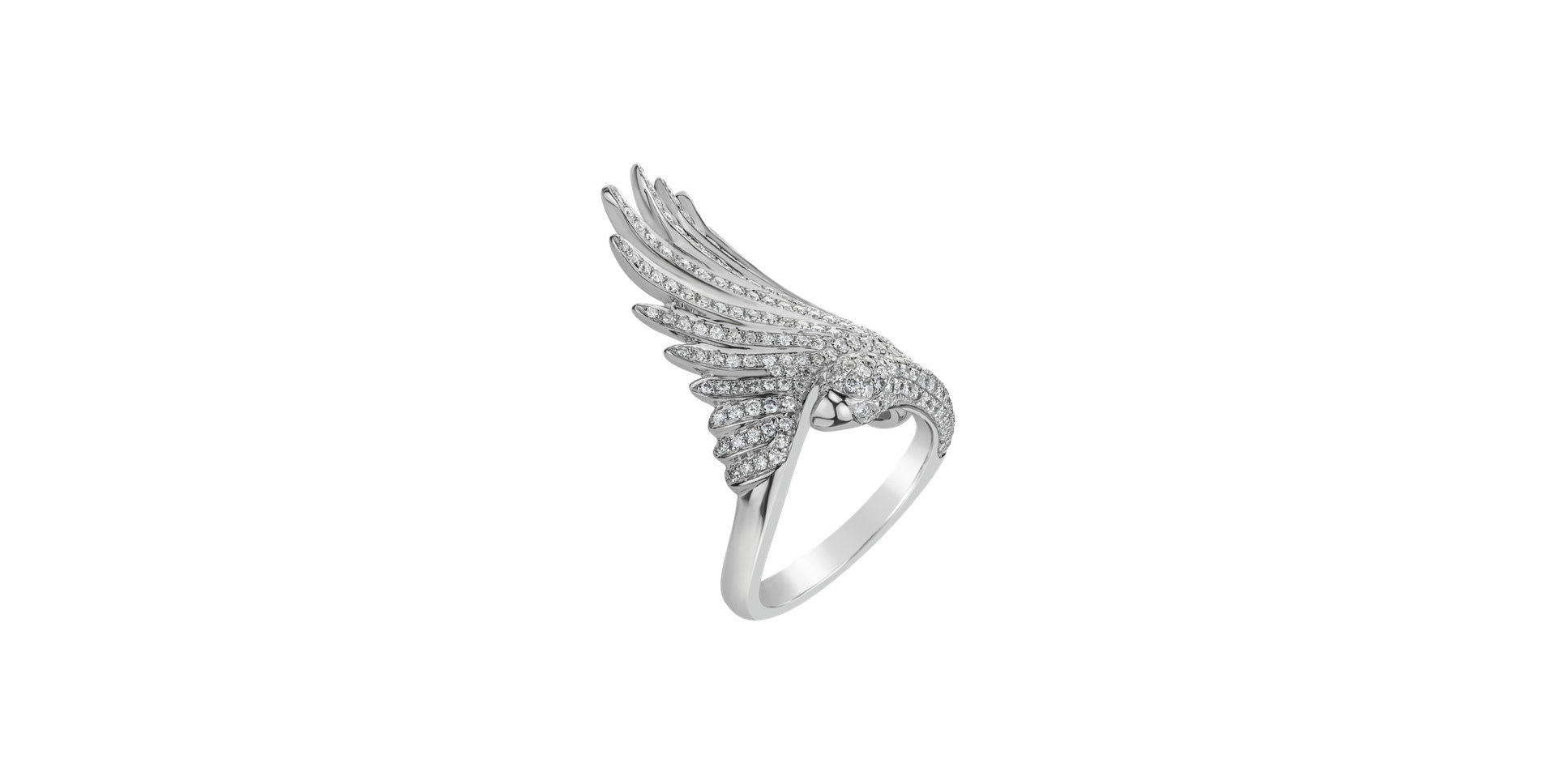 Prsteň s diamantmi Star Swan