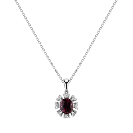 Přívěsok s turmalinom a diamantmi Fashion Queen