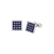 Manžetové gombíky s diamantmi a zafírmi Blue Square3