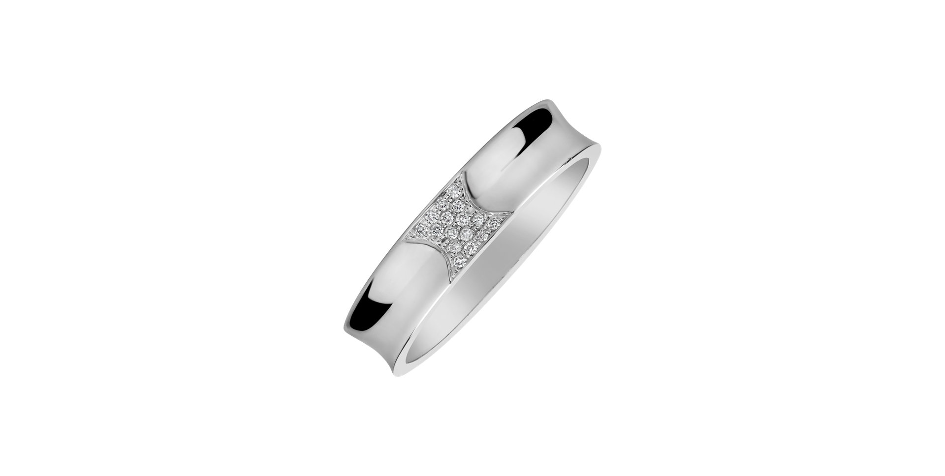 Prsteň s diamantmi Steven