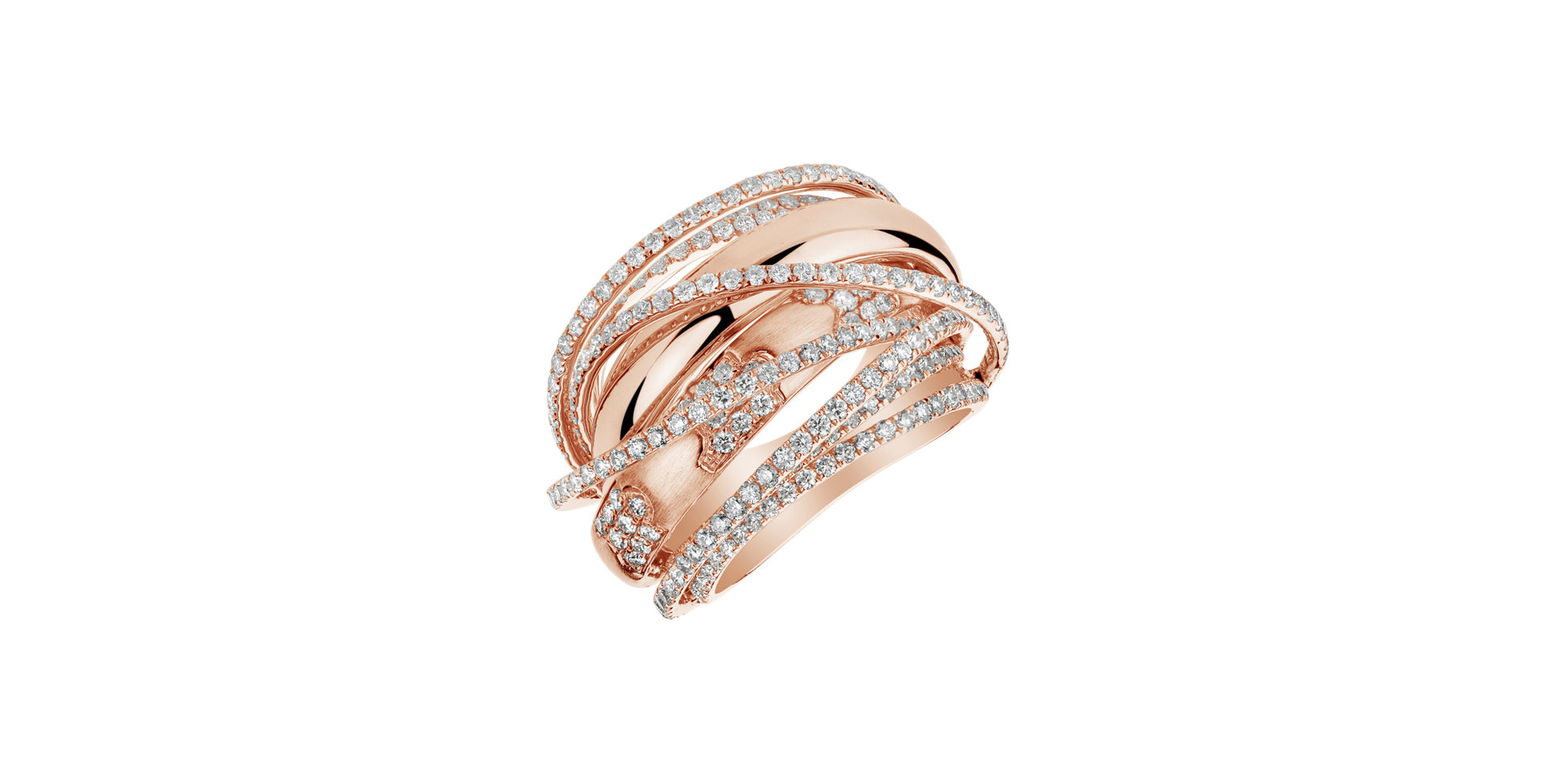 Prsteň s diamantmi Galaxy Glamour