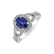 Prsteň s zafírom a diamantmi Sidonie3