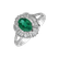 Prsteň so smaragdom a diamantmi Pristine Nobility3