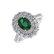 Prsteň so smaragdom a diamantmi Ethereal Whispers3