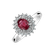 Prsteň s rubínom a diamantmi Taryn4