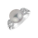 Prsteň s perlou a diamantmi Sea Love4