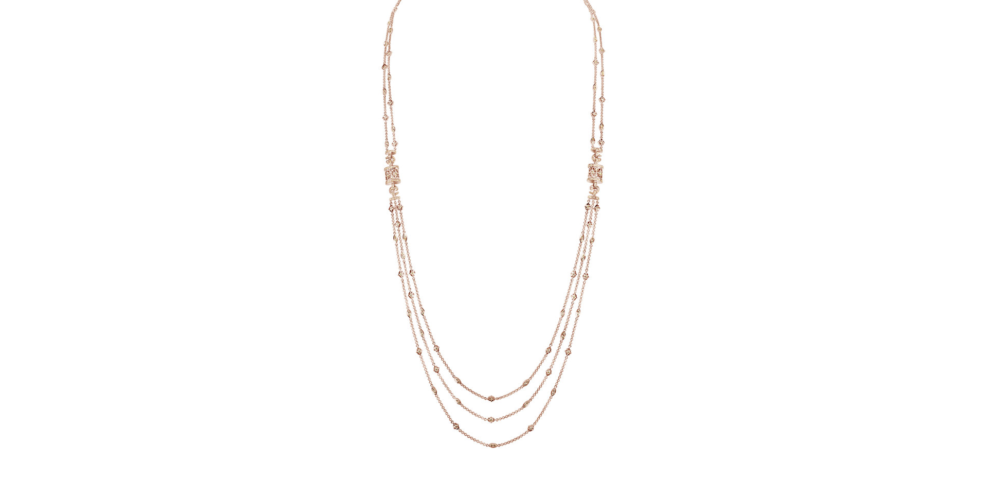 Náhrdelník s hnedými diamantmi Venus Essence