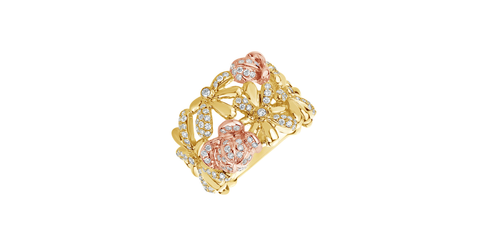 Prsteň s diamantmi Aphrodite Pleasure