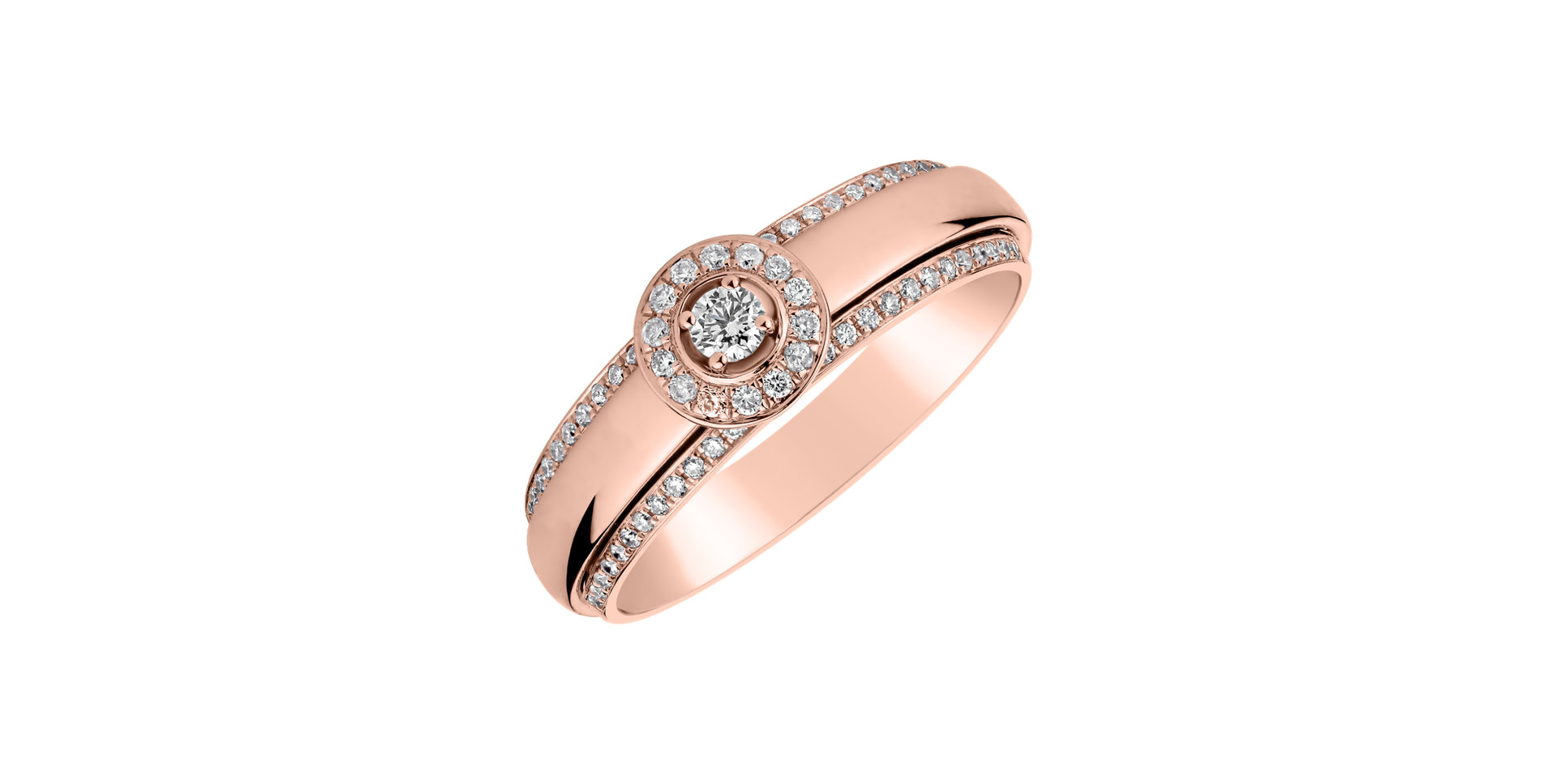 Prsteň s diamantmi Amazing Planet