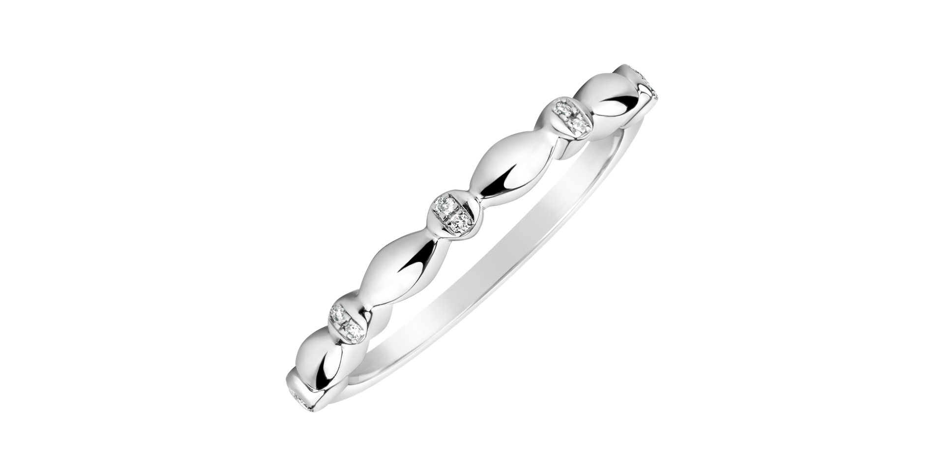 Prsteň s diamantmi Simplicity