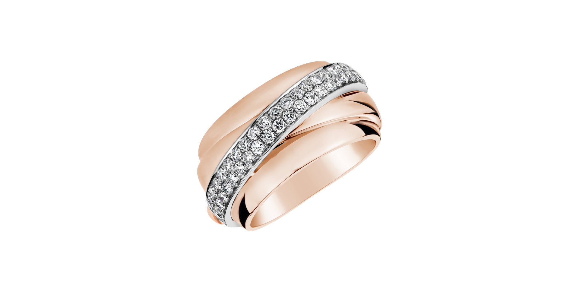 Prsteň s diamantmi Starshine Glam