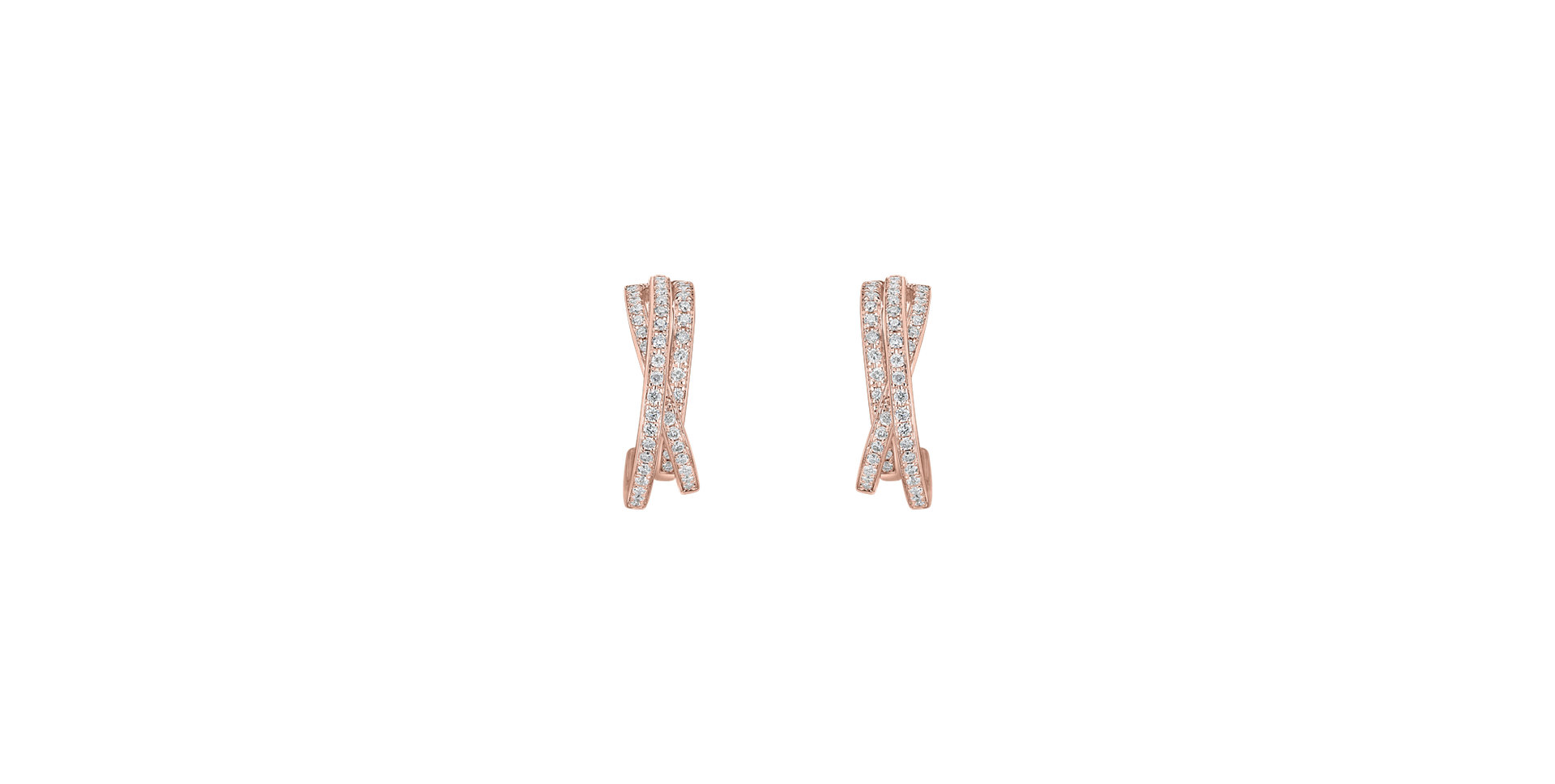 Náušnice s diamantmi Infinite Dream