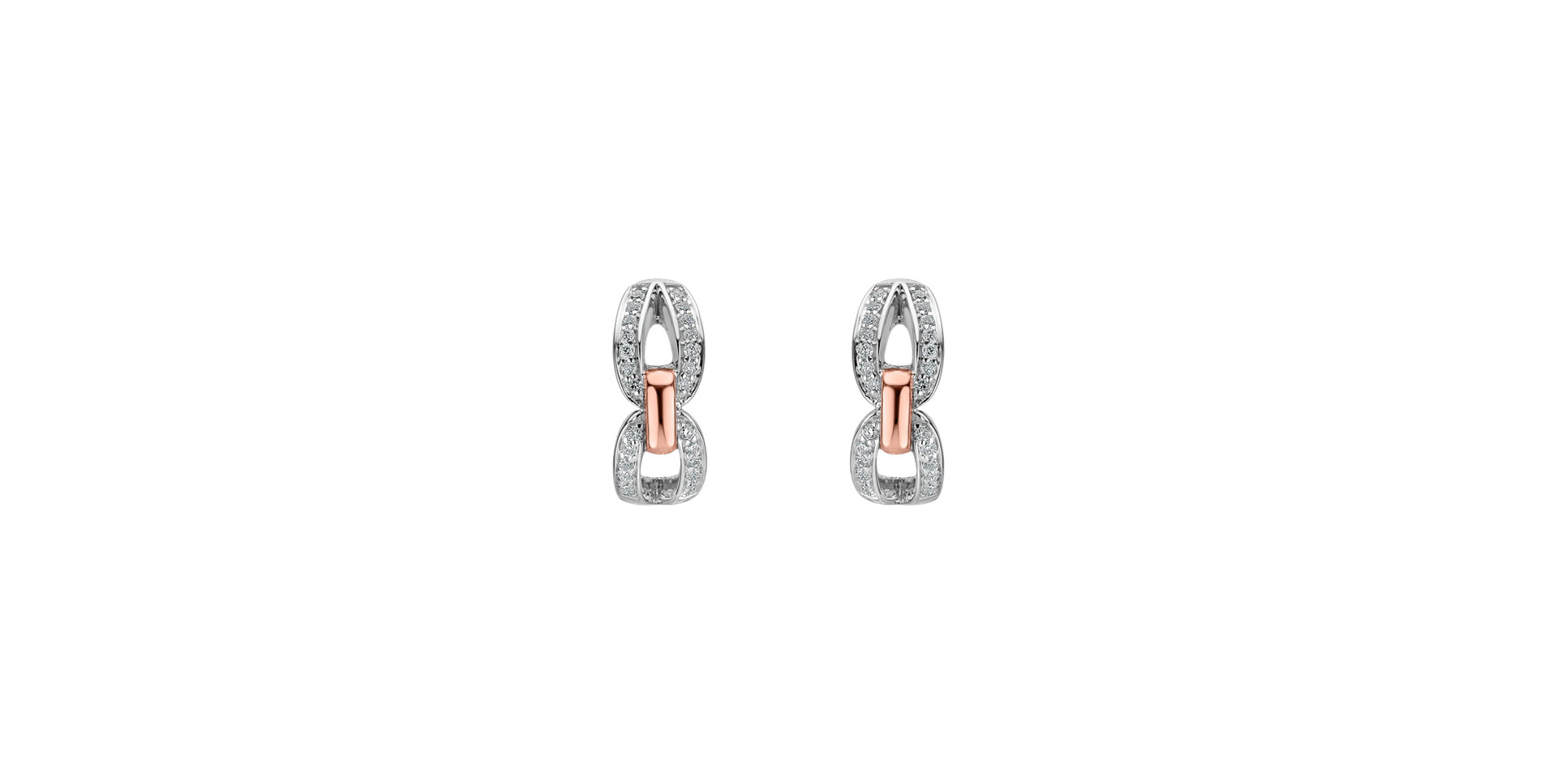 Náušnice s diamantmi Moonlight Pleasure