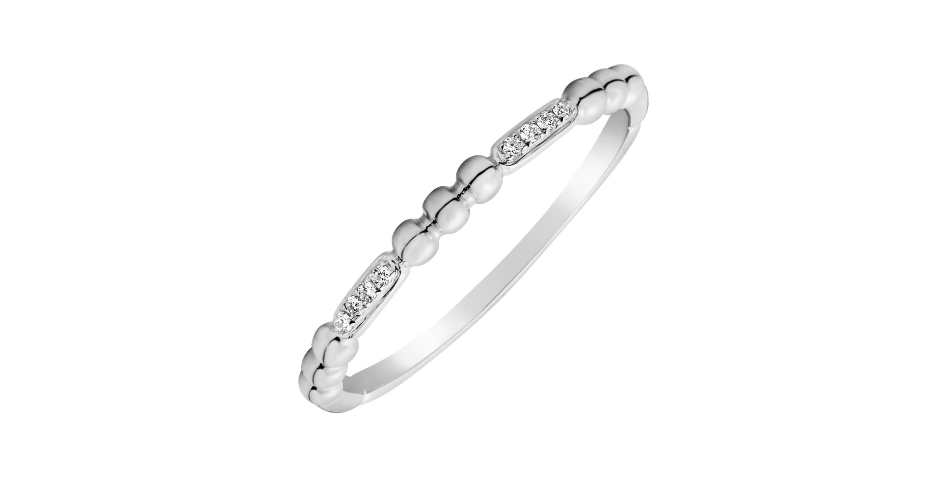 Prsteň s diamantmi Simplicity