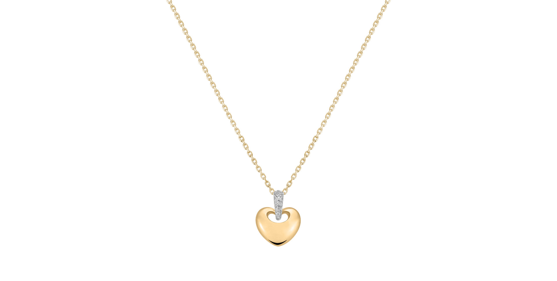Přívěsok s diamantmi Love Mania