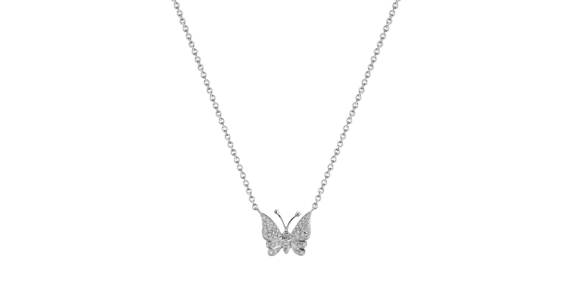 Náhrdelník s diamantmi Nobl Wings