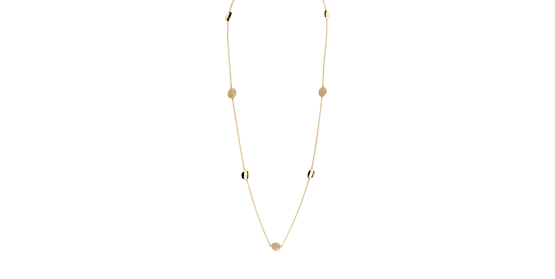 Náhrdelník s diamantmi Bahiga