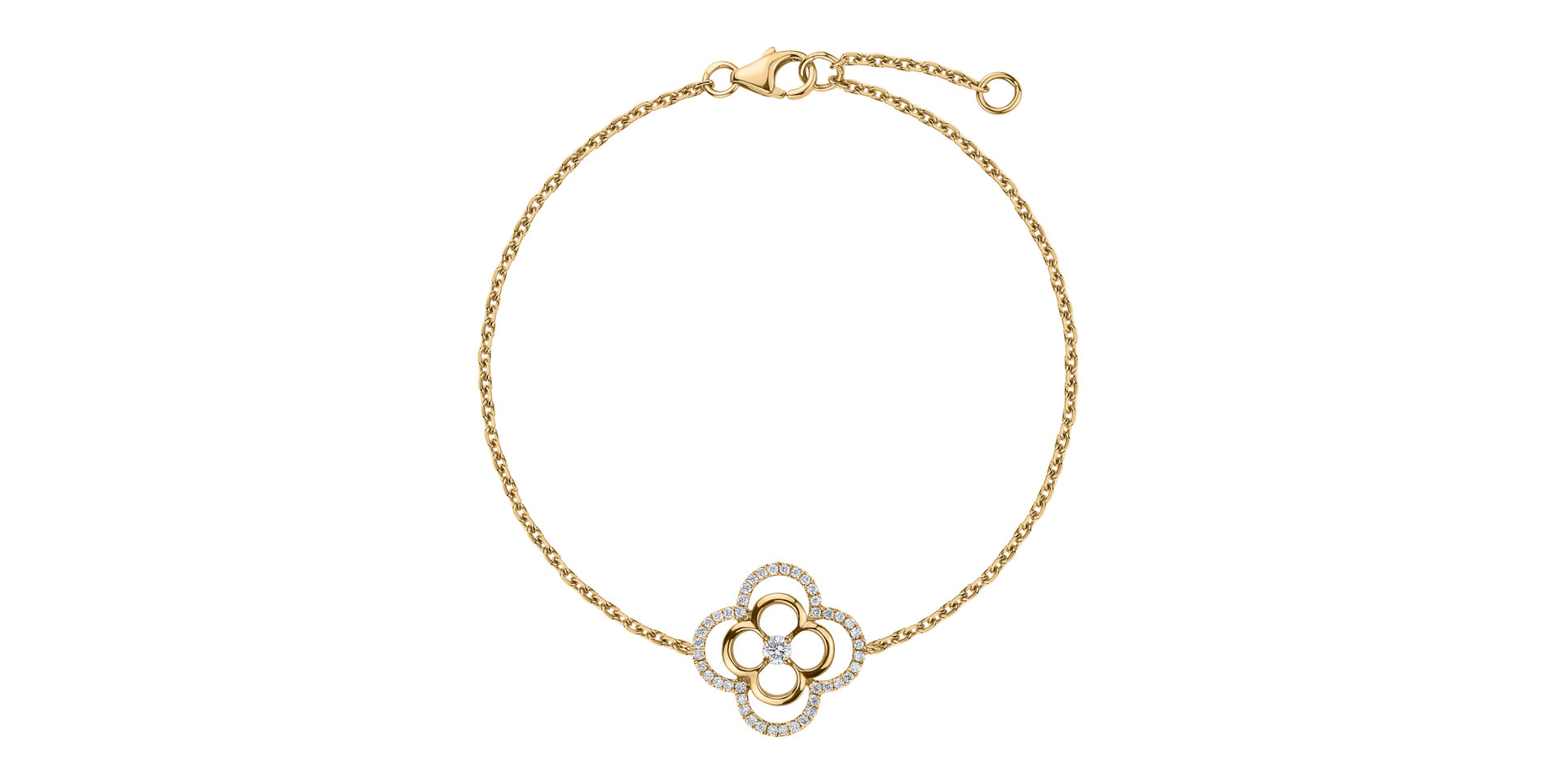 Náramok s diamantmi Strelitzia