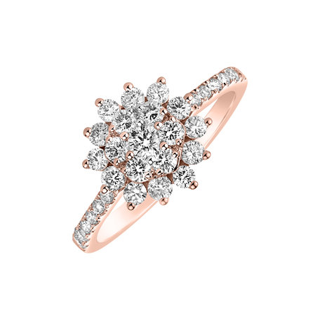 Prsteň s diamantmi Celestial Spark