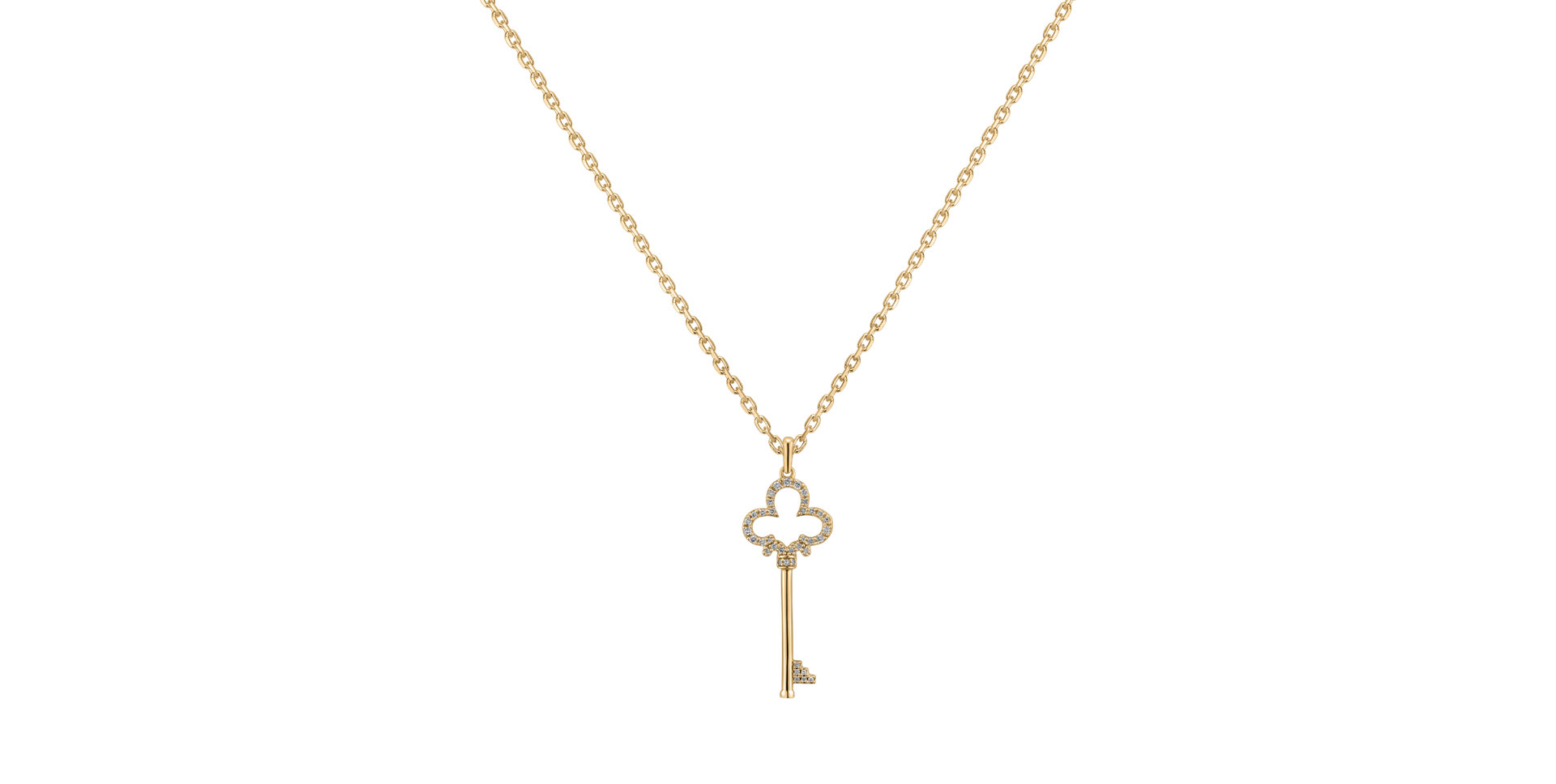 Přívěsok s diamantmi Worlds Key