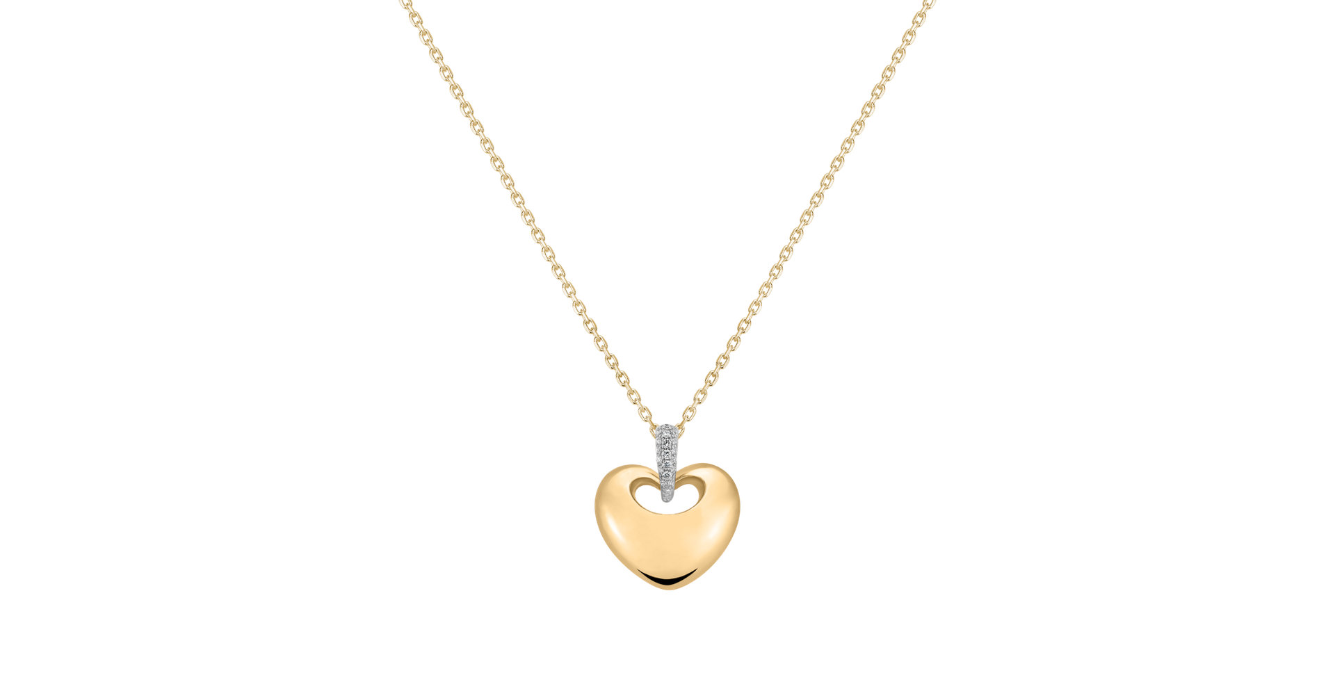 Přívěsok s diamantmi Love Mania