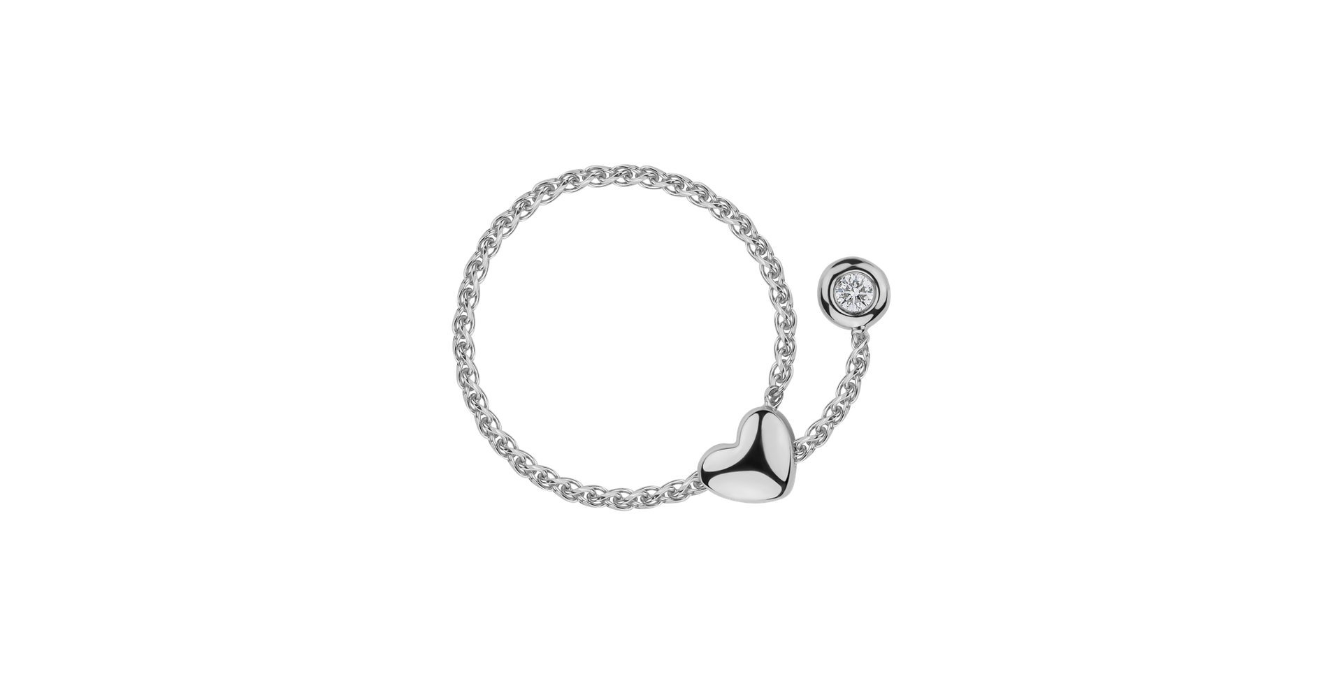 Prsteň s diamantom Undying Devotion