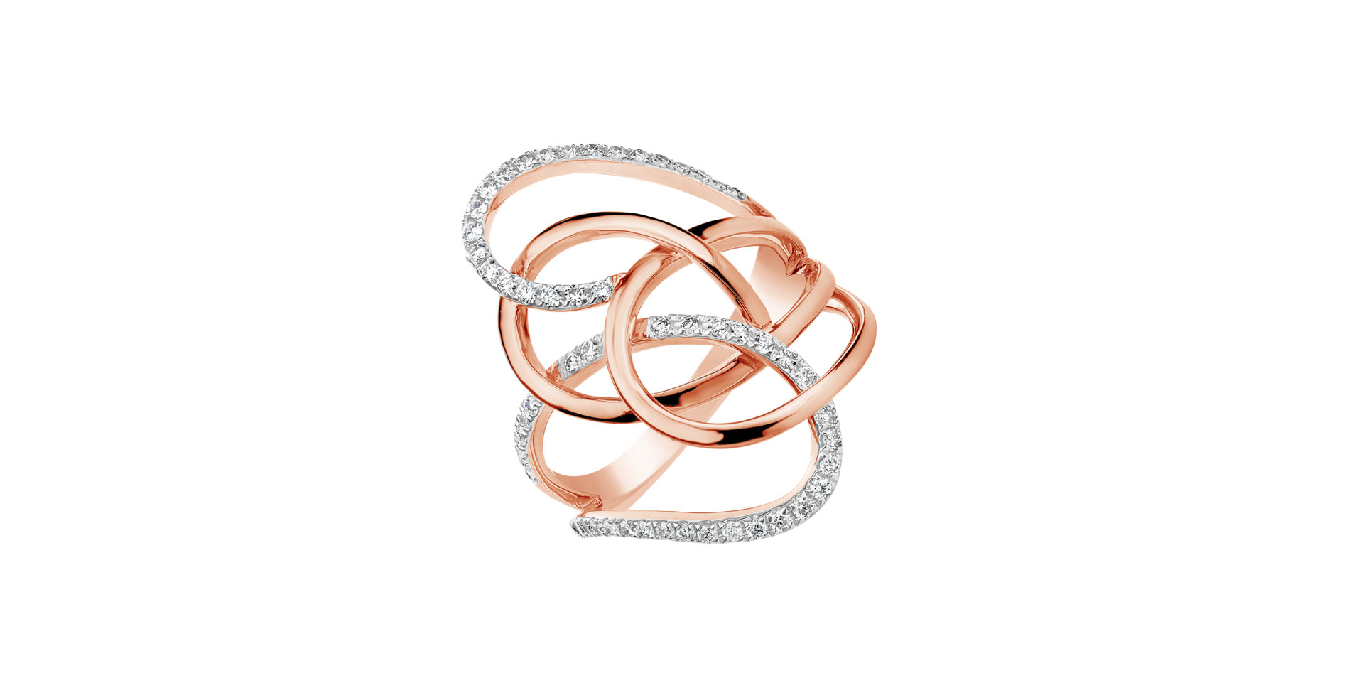 Prsteň s diamantmi Agnès