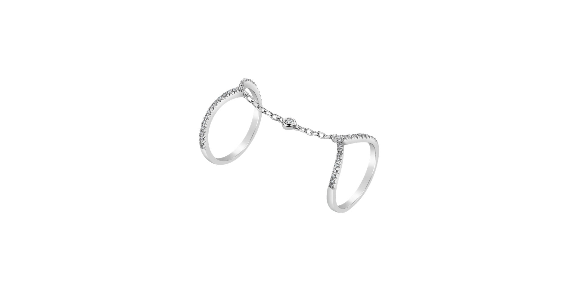 Prsteň s diamantmi Courtly Couture