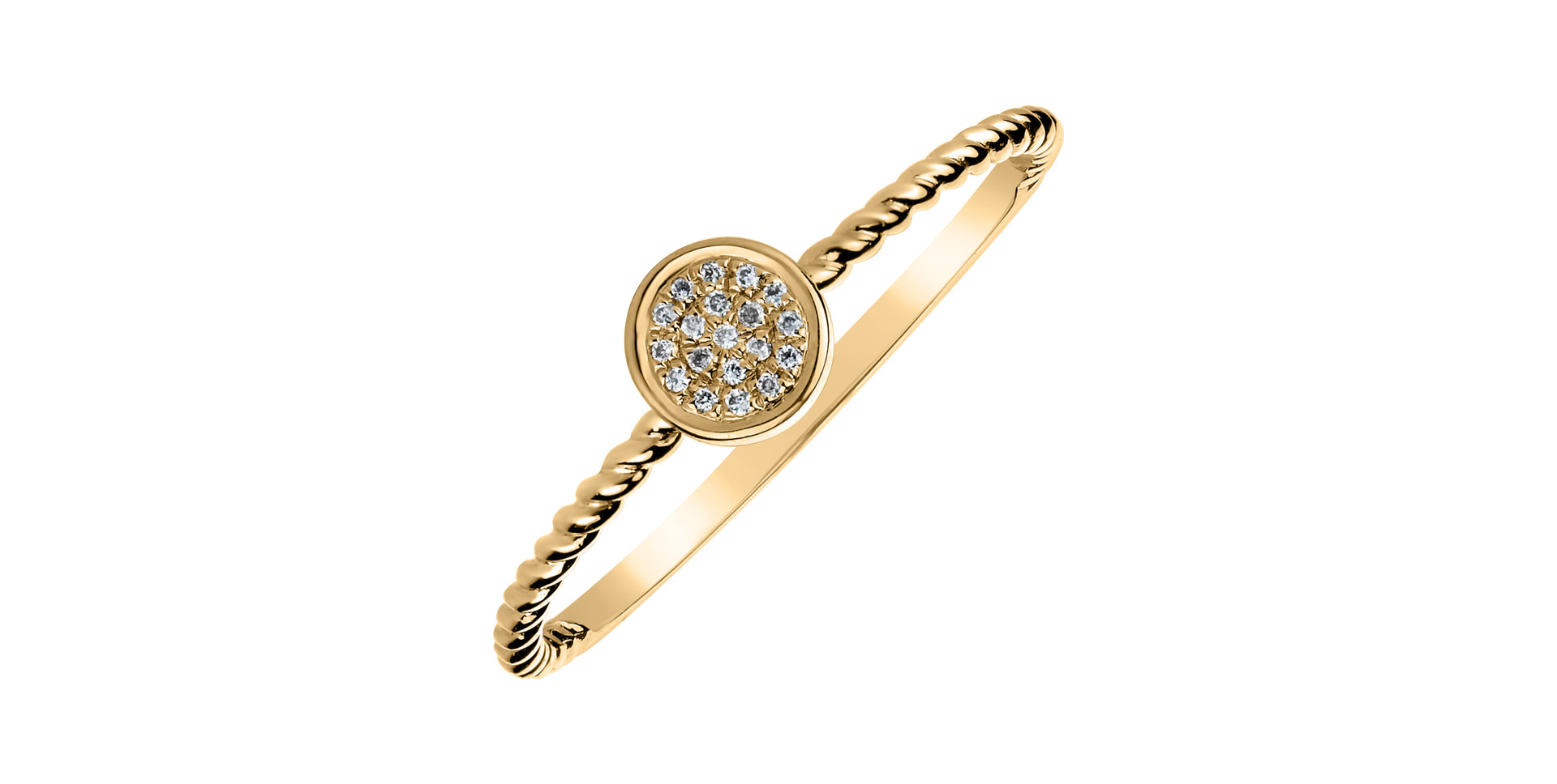 Prsteň s diamantmi Endless Circle