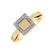 Prsteň s diamantmi Sun Space4