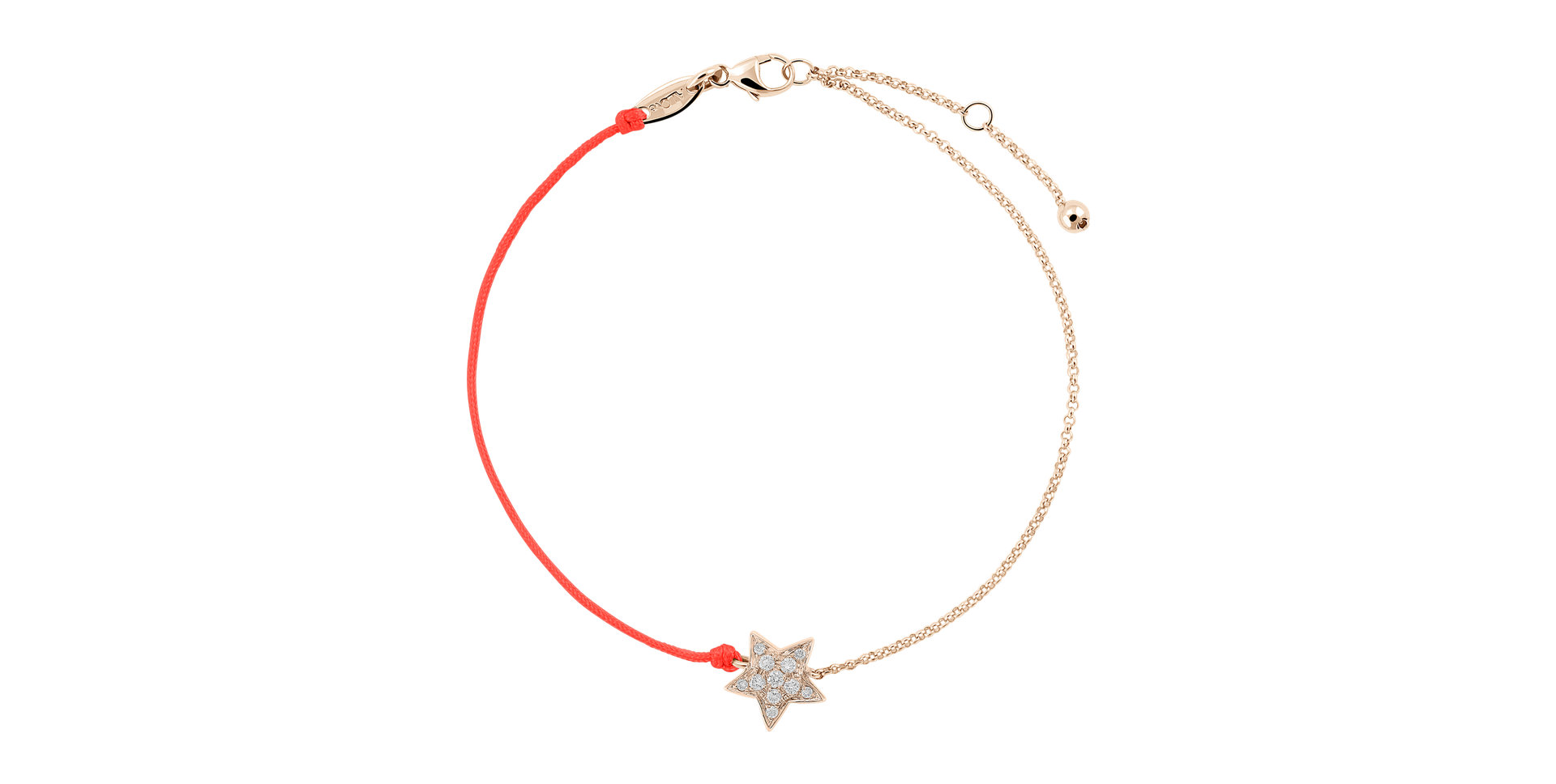 Diamantový náramok so šnúrkou Be a Star